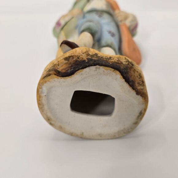 German Porcelain Boy Troubadour Figurine Playing Lute – Collectible Figure - Picture 5 of 7